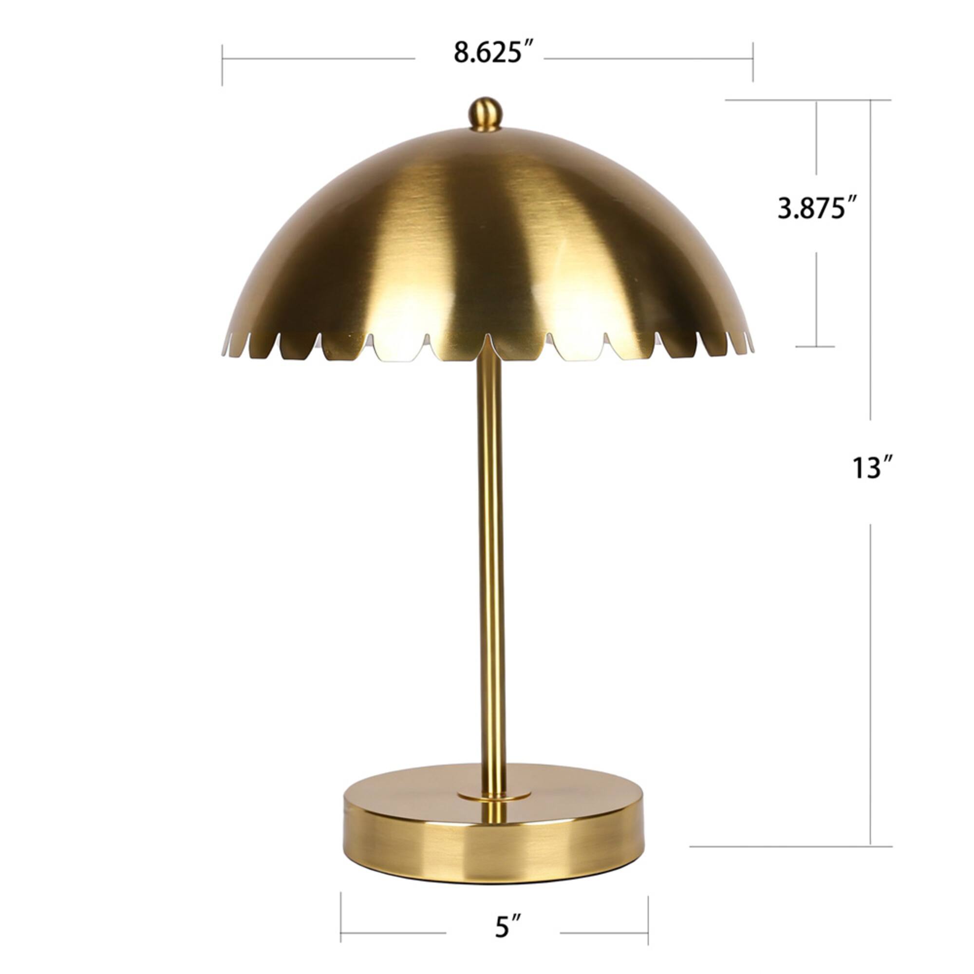 13.25" Metal Tabletop Lamp by Ashland®